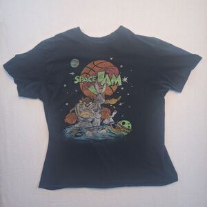 Space Jam Looney Tunes T-Shirt Tee MEN'S XL BUGS TAZ DAFFY VINTAGE STYLE RETRO